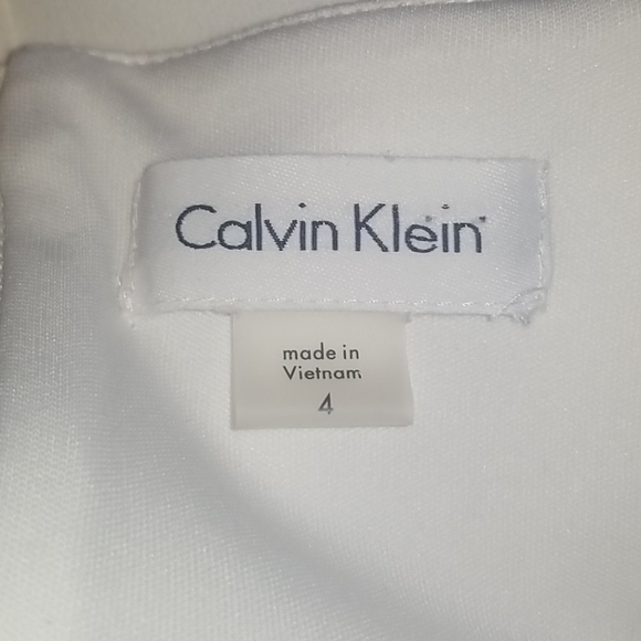 Calvin Klein ivory bell sleeve dress 4 - Picture 5 of 5